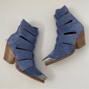 Free People Suede Western Boots